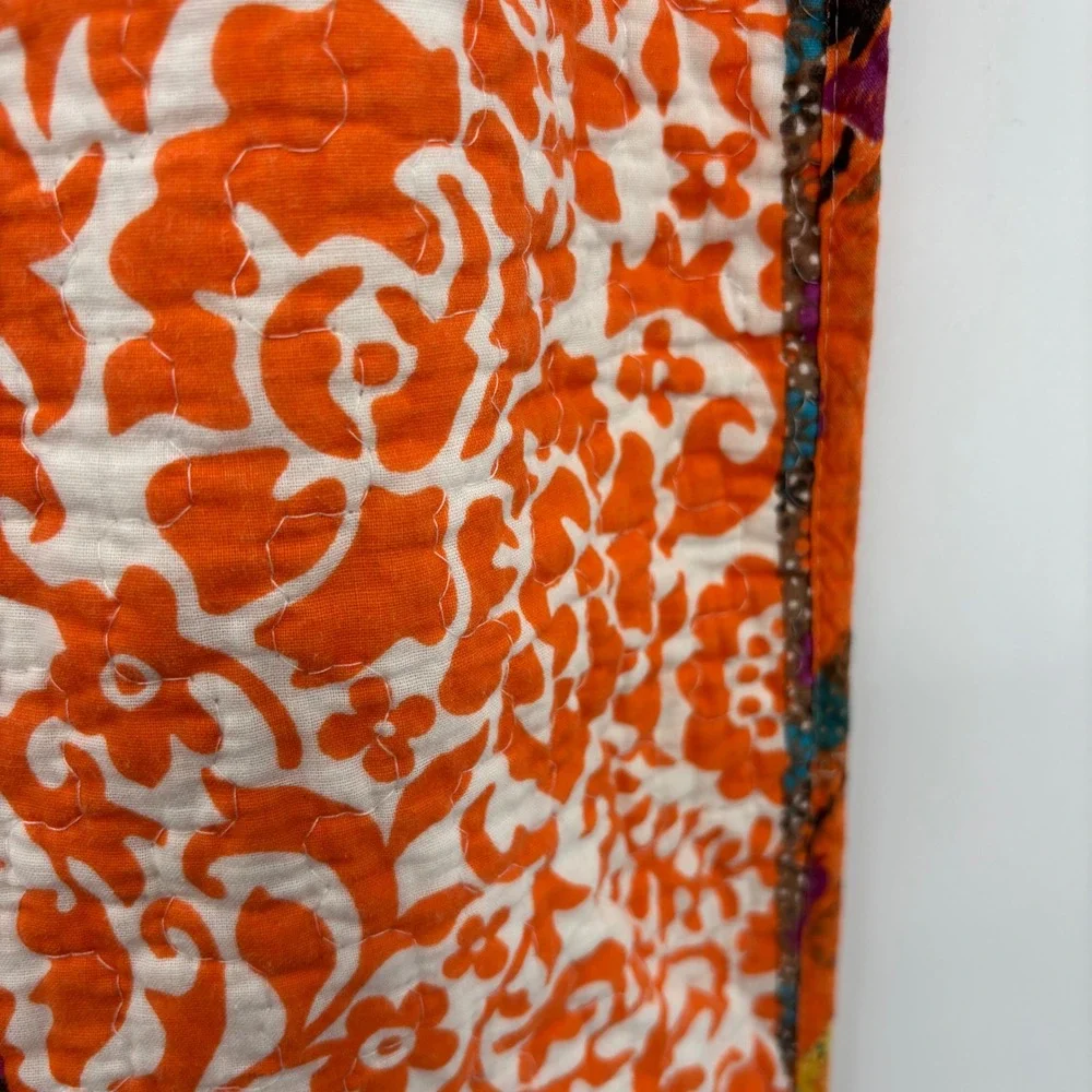 Lush Decor Quilted Throw Blanket Colorful Birds Floral Pattern 20x36‎